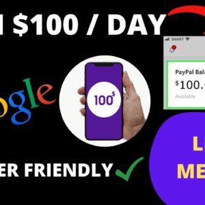 Laziest Way to Make Money Online For Beginners ($100/day+) Using Phone