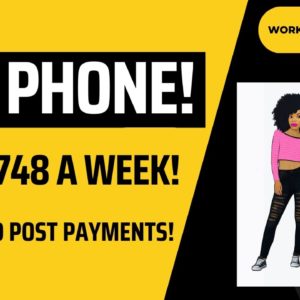 Non Phone Work From Home Job | Get Paid To Post Payments No Degree Online Job Up To $748 A Week