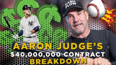 AARON JUDGE $40 MILLION MLB CONTRACT BREAKDOWN