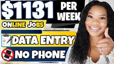 🚀 $1113/Week Typing Job | No Phone | Work from Home | Patient Data Entry 💻