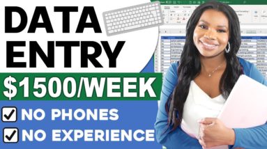 Act Fast! $1,500/Week Work-from-Home Data Entry Job - Secure Your Spot in this High-Pay Typing Job!