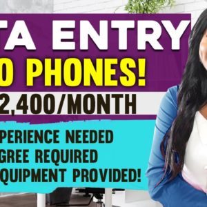 📵 *No Phones!* $2400/Month Easy Data Entry Online Job: Review Patient Files + Free Equipment!