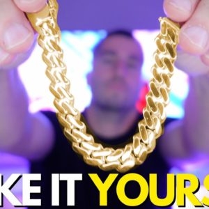 How To Make A Gold Miami Cuban Bracelet YOURSELF (Easier Than You Think!)