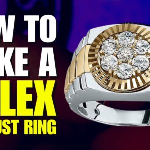 How To Make A Gold & Silver ROLEX Datejust Ring