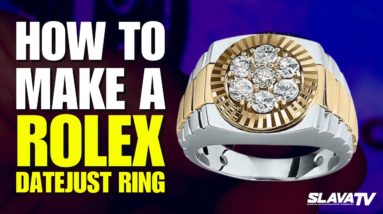 How To Make A Gold & Silver ROLEX Datejust Ring