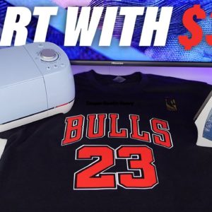 How To Start A T-Shirt Business On A SUPER BUDGET (Cricut + Iron)