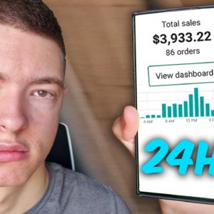 I Tried Shopify Dropshipping For 24H (Realistic Results)