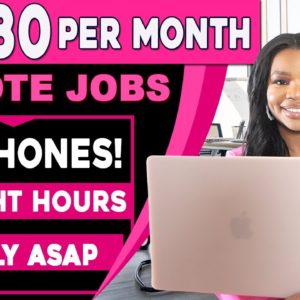 💰 Up to $7,880/Month: High-Paying Remote Jobs | T-Mobile, Amazon, Motorola | 📵 No Phones