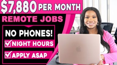 💰 Up to $7,880/Month: High-Paying Remote Jobs | T-Mobile, Amazon, Motorola | 📵 No Phones