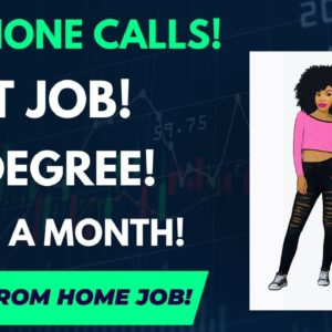 Non Phone Work From Home Job No Talking To Anyone $2520 A Month Chat Online Job No Degree