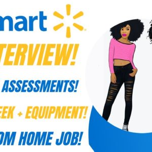 Walmart Hiring No Interview Just Take Assessments $600 A Week + Equipment Work From Home Job