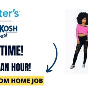 Carter's Hiring! Part Time Work From Home Job No Degree $13 -$15 An Hour Online Job Remote Jobs 2023