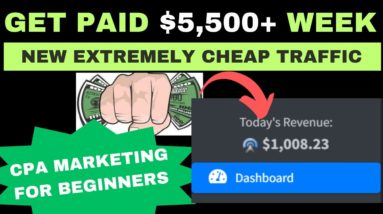 Get Paid $5,500 A Week On CPAgrip | CPA Affiliate Marketing Tutorial For Beginners.