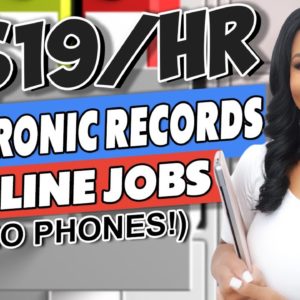 📵 Get Paid $19/hr to Work from Home: Electronic Records Job - No Phone, No Experience Required!