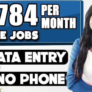 Get Paid to Type - $3,784 Per Month Data Entry Jobs! No Phone Required & FREE Equipment Provided!