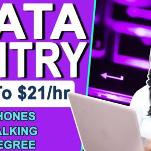 Act Fast! 3 Data Entry Work From Home Jobs Now Hiring! No Phones Required!