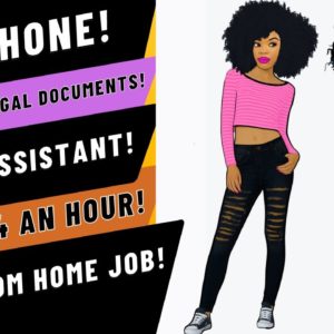 Non Phone Work From Home Job Legal Assistant $19 - $24 An Hour Prepare Legal Documents Online Job