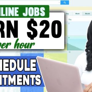 $20/Hour Work-from-Home Appointment Scheduler Job with No Experience - Apply Today! 📑