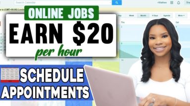 $20/Hour Work-from-Home Appointment Scheduler Job with No Experience - Apply Today! 📑