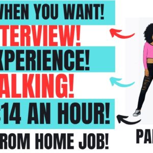 Work When You Want No Interview No Experience No Talking Part Time Remote Job $12-$14 An Hour