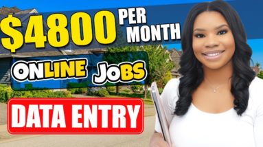 $4800/Month Remote Data Entry Job - Work from Home and Review Title Searches!