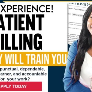 Earn $3,520 Monthly as a Patient Billing Admin - No Experience Needed, Company Will Train You!