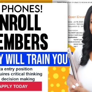 📵 No Phone Calls! $15/Hour Data Entry Work-From-Home Jobs - No Experience Enrollment Rep!