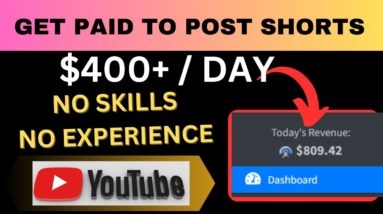 Easiest Way To Make Viral Youtube Shorts & Earn $6,000 + /Week | Earn Passive Income ( No Skills)