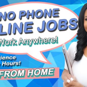 Work from Home Jobs: Data Entry, No Experience Required, Part-Time, Work from Anywhere!