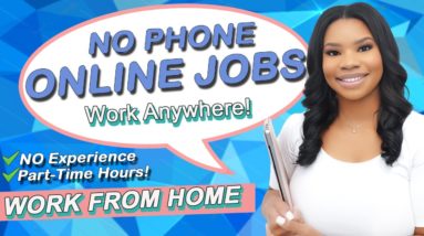 Work from Home Jobs: Data Entry, No Experience Required, Part-Time, Work from Anywhere!