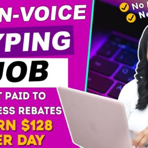 Easy Work-From-Home Typing Job - $128 Per Day Without Talking on the Phone! No Experience Required