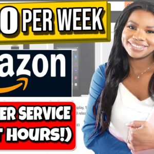 Amazon Customer Service Representative - Work from Home - Night Hours - $760 per Week - Apply Now!