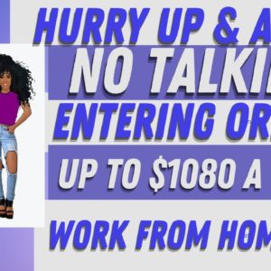 Hurry Up & Apply Non Phone Work From Home Job Processing Orders Up To $1080 A Week WFH Jobs 2023