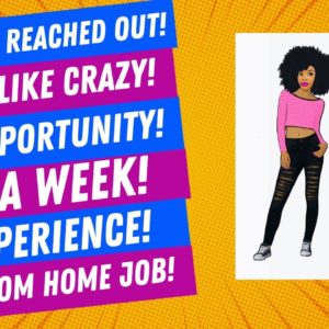 Recruiter Reached Out Hiring Like Crazy No Experience $560 A Week Pays Out Weekly Work From Home Job