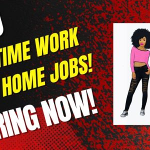 20 Part-Time Work From Home Jobs Hiring Now Best Work From Home Jobs 2023 Remote Jobs 2023 WFH Jobs