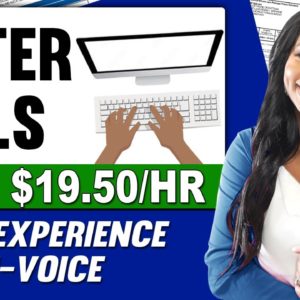 Data Entry Jobs 2023: Make $19.50/hr from Home | Non-Voice Typing | No Experience Necessary