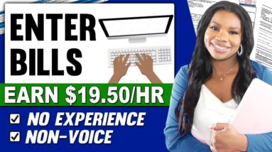 Data Entry Jobs 2023: Make $19.50/hr from Home | Non-Voice Typing | No Experience Necessary