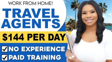 🌴 $144/Day Travel Agent Work From Home Jobs - No Experience Required, Apply Now!