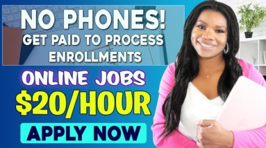 📵 GET PAID TO TYPE: $20 Per Hour | Non-Voice Data Entry Job | Work From Home Jobs 2023