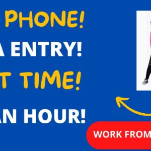 Non Phone Work From Home Job Data Entry Specialist $25 An Hour Part Time Remote Jobs 2023 WFH Jobs