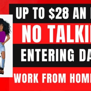 Up To $28 An Hour! Work From Home Job Non Phone Work At Home Job Entering Data No Degree WFH Jobs