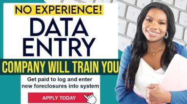 Earn $3,040 Monthly as a Data Entry Clerk - No Experience Needed, Company Will Train You!