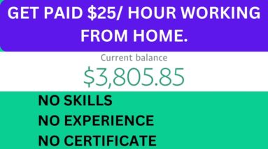 Make $25 Per Hour From These 2 Work From Home Jobs | Make Money Online Easily