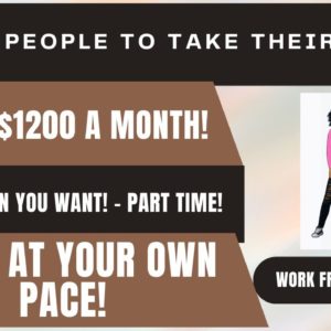 Remind People To Take Their Meds I Made $1200 Work From Home Job Work When You Want WFH Job #remote