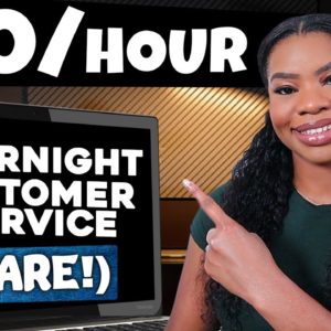 🆕 Overnight Work-From-Home Customer Care Job: Make $20/Hour Helping Customers! Apply Now!