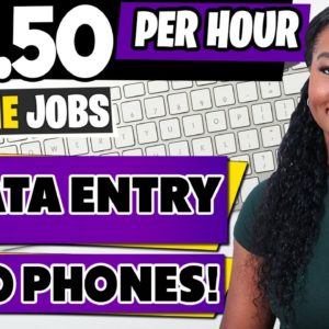 Data Entry Work From Home Jobs: Get Paid $19.50/Hour - No Experience, No Phone Required!