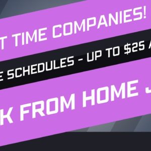 7 Part Time Flexible Work From Home Jobs Up To $25 An Hour! Work At Home Jobs | Remote Jobs 2023