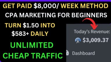 *LIVE PROOF!*How To Earn $583+ PER DAY & Get Paid INSTANTLY! |Make Money Online 2023 | CPA Marketing