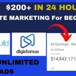 Make Your First $200+ With Affiliate Marketing In 24 Hours (Digistore24 ) | Online Business.