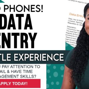 📵 No Phone Calls! $17.50/Hour Data Entry Work-From-Home Jobs - No Experience Enrollment Rep!